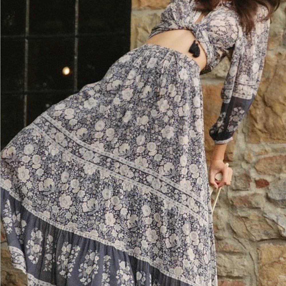 Spell Juniper Skirt in Charcoal - Size S